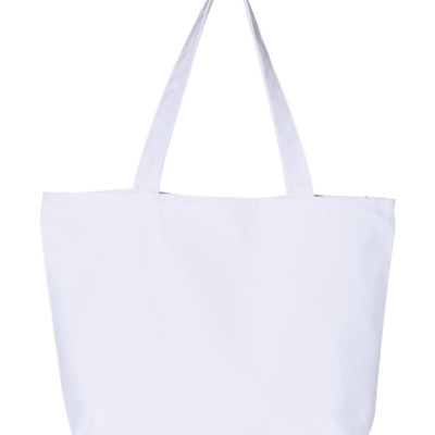 PVT LB HVY CANVAS ZIPPR TOTE Thumbnail