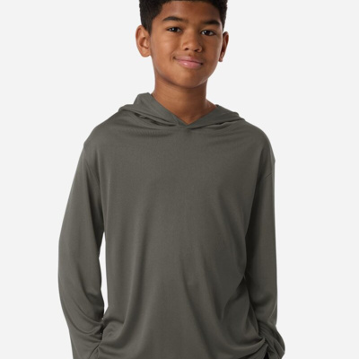 Youth Pro-Lock Performance Hooded Long Sleeve T-Shirt Thumbnail