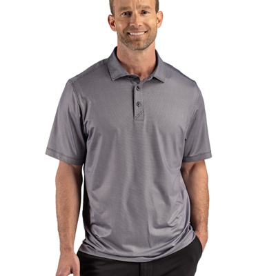 Cutter & Buck Pike Recycled Lattice Print Mens Polo Thumbnail