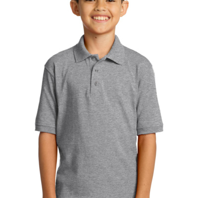 Port & Company Youth Core Blend Jersey Knit Polo KP55Y Youth Core Blend Jersey Knit Polo Thumbnail