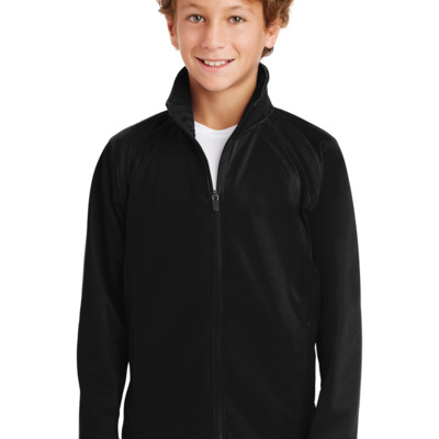 Sport Tek Youth Tricot Track Jacket YST90 Youth Tricot Track Jacket Thumbnail