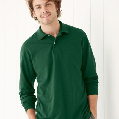 Jerzees SpotShield® 50/50 Long Sleeve Polo 437MLR SpotShield® 50/50 Long Sleeve Polo Thumbnail