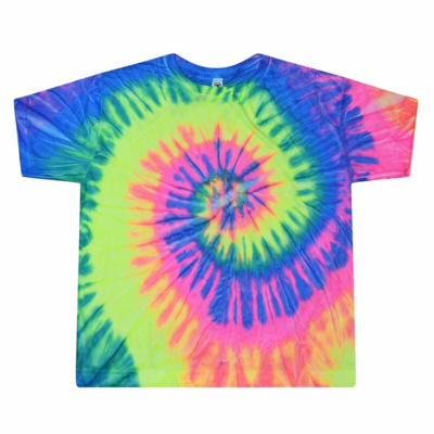 Colortone Women's Tie-Dyed Crop T-Shirt 1050 Women's Tie-Dyed Crop T-Shirt Thumbnail