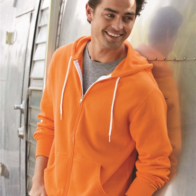Independent Trading Co. Unisex Lightweight Full-Zip Hooded Sweatshirt AFX90UNZ Unisex Lightweight Full-Zip Hooded Sweatshirt Thumbnail
