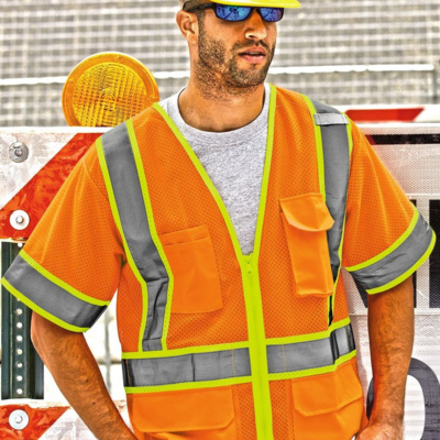Kishigo Unisex Ultra-Cool™ Six-Pocket Mesh Surveyor’s Vest 1242-1243 Unisex Ultra-Cool™ Six-Pocket Mesh Surveyor’s Vest Thumbnail