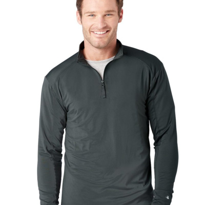 Badger Men's Lightweight Quarter-Zip Pullover 4280 Men's Lightweight Quarter-Zip Pullover Thumbnail