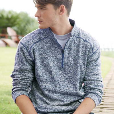 J. America Men's Cosmic Fleece Quarter-Zip Sweatshirt 8614 Men's Cosmic Fleece Quarter-Zip Sweatshirt Thumbnail