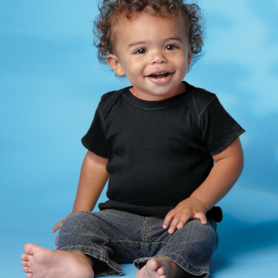 Rabbit Skins Infant Baby Rib Tee 3400 Infant Baby Rib Tee Thumbnail
