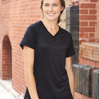 Badger Women's Pro Heather V-Neck T-Shirt 4362 Women's Pro Heather V-Neck T-Shirt Thumbnail
