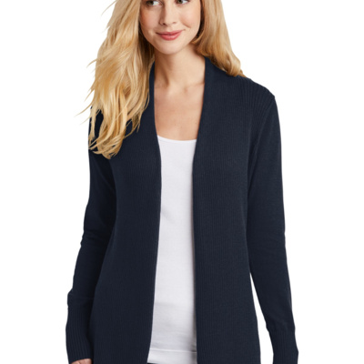 Port Authority Women's Open Front Cardigan Sweater LSW289 Women's Open Front Cardigan Sweater Thumbnail