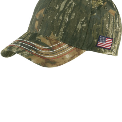Port & Company Americana Contrast Stitch Camouflage Cap C909 Americana Contrast Stitch Camouflage Cap Thumbnail