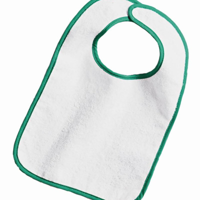 Rabbit Skins Infant Contrast Trim Terry Bib 1003 Infant Contrast Trim Terry Bib Thumbnail