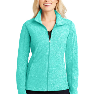 Port Authority Women's Heather Microfleece Full Zip Jacket L235 Women's Heather Microfleece Full Zip Jacket Thumbnail