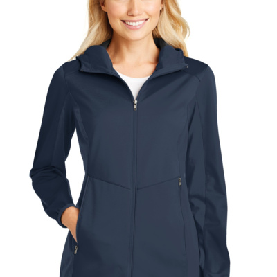 Port Authority Women's Active Hooded Soft Shell Jacket L719 Women's Active Hooded Soft Shell Jacket Thumbnail