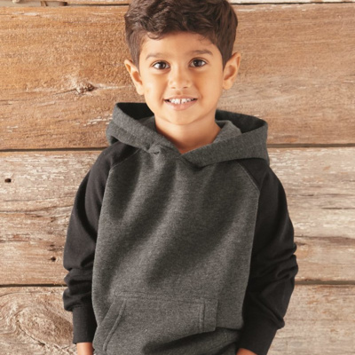 Independent Trading Co. Toddler Special Blend Hooded Raglan Sweatshirt PRM10TSB Toddler Special Blend Hooded Raglan Sweatshirt Thumbnail