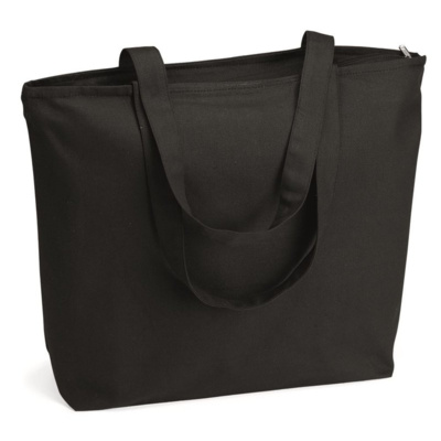 Q-Tees 25L Zippered Tote Q611 25L Zippered Tote Thumbnail
