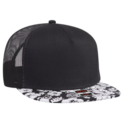 OTTO Cap OTTO CAP "OTTO SNAP" 5 Panel Mid Profile Mesh Back Trucker Snapback Hat 154-1155 OTTO CAP "OTTO SNAP" 5 Panel Mid Profile Mesh Back Trucker Snapback Hat Thumbnail