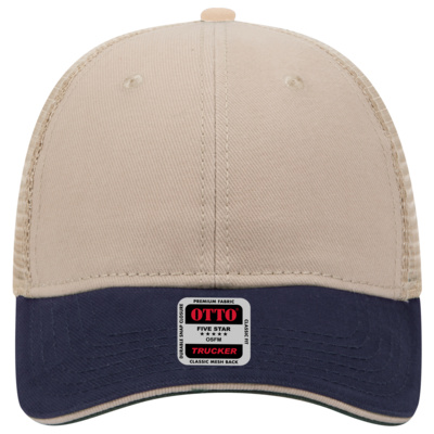 OTTO Cap OTTO CAP 6 Panel Low Profile Mesh Back Trucker Hat 84-482 OTTO CAP 6 Panel Low Profile Mesh Back Trucker Hat Thumbnail