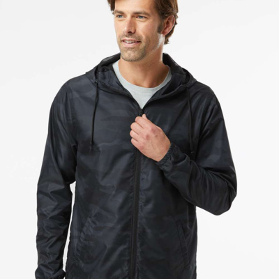 Independent Trading Co. Men's Lightweight Windbreaker Full-Zip Jacket EXP54LWZ Men's Lightweight Windbreaker Full-Zip Jacket Thumbnail