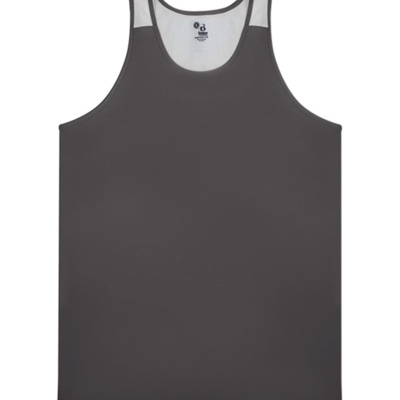 Alleson Athletic Men's Ventback Singlet Tank Top 8668 Men's Ventback Singlet Tank Top Thumbnail