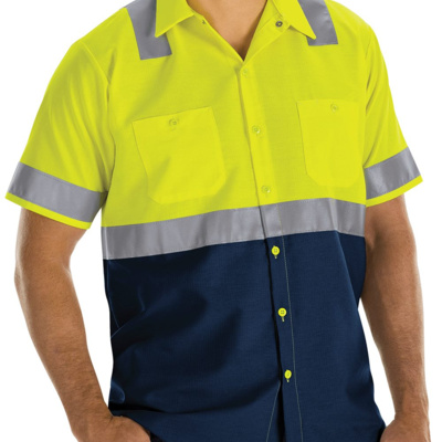 Red Kap Men's Tall Enhanced & Hi-Visibility Work Shirt SY24T Men's Tall Enhanced & Hi-Visibility Work Shirt Thumbnail