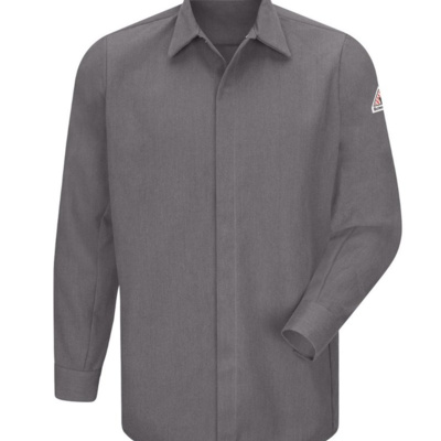 Bulwark Men's Concealed-Gripper Pocketless Long Sleeve Shirt - CoolTouch® 2 SMS2 Men's Concealed-Gripper Pocketless Long Sleeve Shirt - CoolTouch® 2 Thumbnail