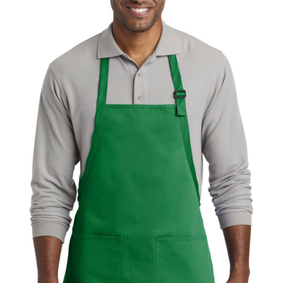 Port Authority Medium Length Two Pocket Bib Apron A601 Medium Length Two Pocket Bib Apron Thumbnail