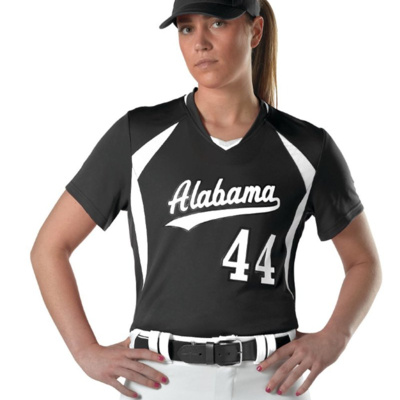 Alleson Athletic Girls' Short Sleeve Fastpitch Jersey 552JG Girls' Short Sleeve Fastpitch Jersey Thumbnail