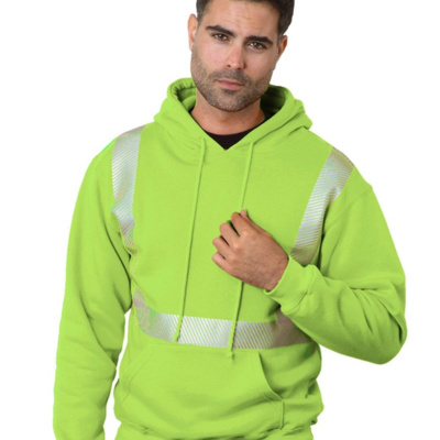 Bayside Unisex USA-Made High Visibility Hooded Sweatshirt 3739 Unisex USA-Made High Visibility Hooded Sweatshirt Thumbnail