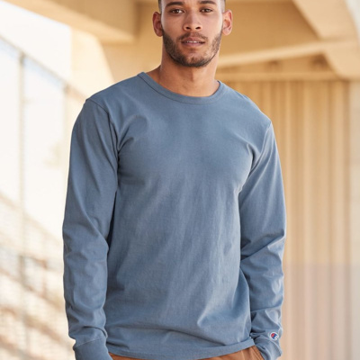 Champion Unisex Garment-Dyed Long Sleeve T-Shirt CD200 Unisex Garment-Dyed Long Sleeve T-Shirt Thumbnail
