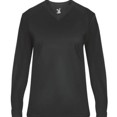 Badger Women's Ultimate SoftLock™ V-Neck Long Sleeve T-Shirt 4064 Women's Ultimate SoftLock™ V-Neck Long Sleeve T-Shirt Thumbnail