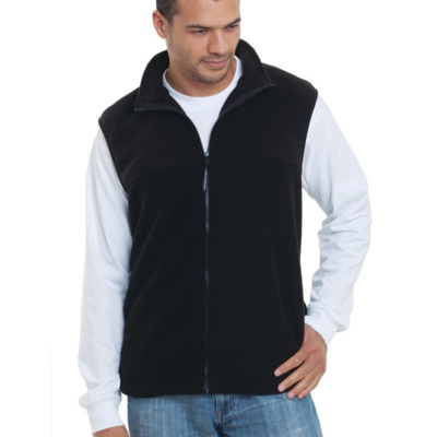 Bayside Men's USA-Made Full-Zip Fleece Vest 1120 Men's USA-Made Full-Zip Fleece Vest Thumbnail