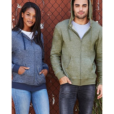 Next Level Apparel Unisex Pacifica Full-Zip Hoodie Sweatshirt 9600 Unisex Pacifica Full-Zip Hoodie Sweatshirt Thumbnail
