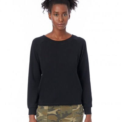 Alternative Women’s Lazy Day Mineral Wash French Terry Sweatshirt 8626 Women’s Lazy Day Mineral Wash French Terry Sweatshirt Thumbnail