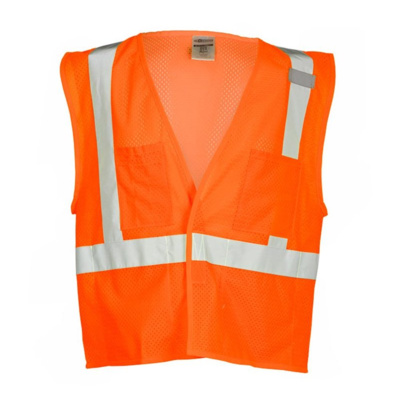 Kishigo Unisex 4 Pocket Hook-and-Loop Mesh Vest 1083-1084 Unisex 4 Pocket Hook-and-Loop Mesh Vest Thumbnail