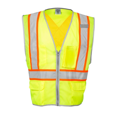 Kishigo Unisex Premium Brilliant Series® X Back Dual Compliant Vest 1576-1577 Unisex Premium Brilliant Series® X Back Dual Compliant Vest Thumbnail
