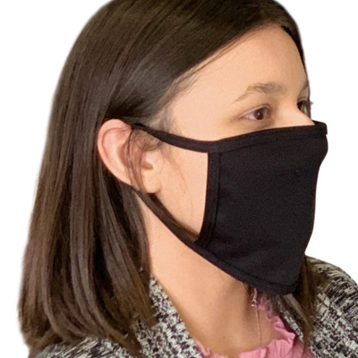 Bayside USA-Made 100% Cotton Face Mask 1900 USA-Made 100% Cotton Face Mask Thumbnail
