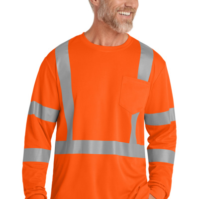 CornerStone Ansi 107 Class 3 Mesh Long Sleeve Tee CS203 Ansi 107 Class 3 Mesh Long Sleeve Tee Thumbnail