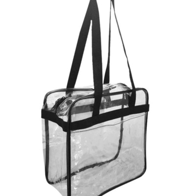 OAD Clear Tote with Zippered Top OAD5005 Clear Tote with Zippered Top Thumbnail