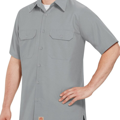 Red Kap Men's Tall Ripstop Short Sleeve Work Shirt SY60T Men's Tall Ripstop Short Sleeve Work Shirt Thumbnail