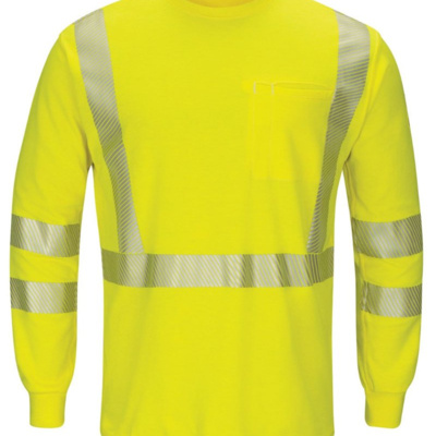 Bulwark Men's Hi-Visibility Lightweight Long Sleeve T-Shirt SMK8 Men's Hi-Visibility Lightweight Long Sleeve T-Shirt Thumbnail