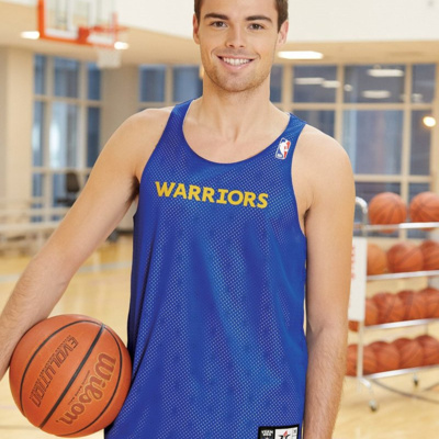 Alleson Athletic Men's NBA Logo'd Reversible Jersey A115LA Men's NBA Logo'd Reversible Jersey Thumbnail