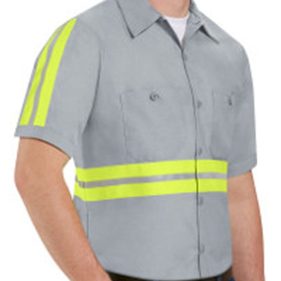 Red Kap Men's Tall Enhanced Visibility Industrial Work Shirt SP24ET Men's Tall Enhanced Visibility Industrial Work Shirt Thumbnail