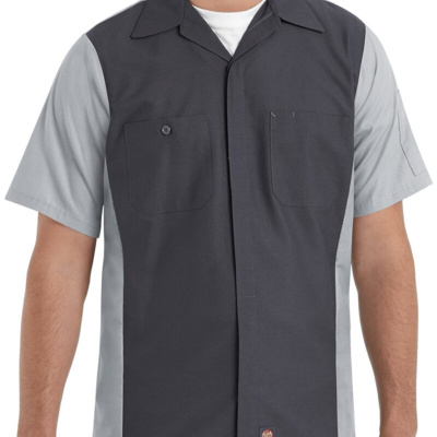 Red Kap Men's Tall Short Sleeve Automotive Crew Shirt SY20T Men's Tall Short Sleeve Automotive Crew Shirt Thumbnail