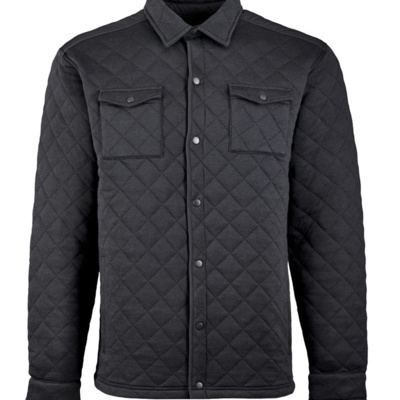 J. America Quilted Jersey Shirt Jacket 8889 Quilted Jersey Shirt Jacket Thumbnail