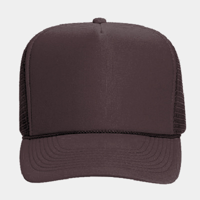 OTTO Polyester Foam Front High Crown Golf Style Mesh Back Cap Thumbnail