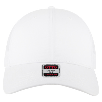 OTTO Cap OTTO CAP Cotton Blend Twill 6 Panel Low Profile Mesh Back Trucker Hat 83-1239 OTTO CAP Cotton Blend Twill 6 Panel Low Profile Mesh Back Trucker Hat Thumbnail