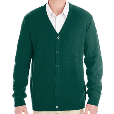 Harriton Men's Pilbloc™ V-Neck Button Cardigan Sweater M425 Men's Pilbloc™ V-Neck Button Cardigan Sweater Thumbnail